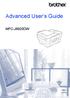 Advanced User s Guide