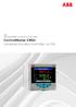 ABB MEASUREMENT & ANALYTICS DATA SHEET. ControlMaster CM30 Universal process controller, 1/4 DIN