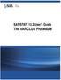 SAS/STAT 13.2 User s Guide. The VARCLUS Procedure