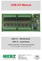 USB-I/O Manual. UHRO-16 - DIN-Rail-Version. UPRO-16 - Board-Version. 16 photo couple input / 16 relay output channels