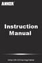 Instruction Manual. Anker USB 3.0 Docking Station