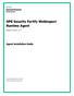 HPE Security Fortify WebInspect Runtime Agent