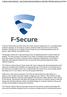 F-Secure Internet Security - Top 10 Internet Security Software in With Best Antivirus, Firewall, A