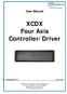 XCDX Four Axis Controller/Driver
