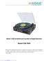 mbeat USB Turntable and Cassette to Digital Recorder Model: USB-TR08