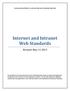 Internet and Intranet Web Standards
