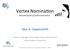 Vertex Nomina-on. Glen A. Coppersmith. Human Language Technology Center of Excellence Johns Hopkins University. improved fusion of content and context