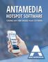 Antamedia HotSpot Click Manual. Contents. Table of Contents Ads Coupons Announces Statistics Options.