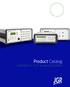 Product Catalog FIBEROPTIC TEST & MEASUREMENT