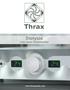 Dionysos. Preamplifier. by Thrax Audio. Operating Manual. Manual issued 05/03/2012 CAUTION