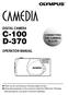 DIGITAL CAMERA C-100 D-370 OPERATION MANUAL CONNECTING THE CAMERA TO A PC