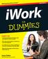 iwork DUMmIES 2ND EDITION FOR