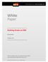 White. Paper. Running Oracle on EMC. October, This ESG White Paper was commissioned by EMC and is distributed under license from ESG.