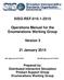 SISO-REF Operations Manual for the Enumerations Working Group. Version January 2015