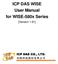 ICP DAS WISE User Manual for WISE-580x Series. [Version 1.61]