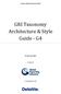 GRI Taxonomy Architecture & Style Guide - G4
