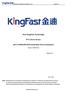 New KingFast Technology. F9 C-Drive Series. KF2710MCS08 SATA Solid State Drive Datasheet