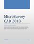 MicroSurvey CAD 2018