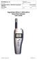HygroPalm HP23-A / HP23-AW-A Hand-Held Indicator User Guide