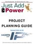 PROJECT PLANNING GUIDE