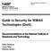 Guide to Security for WiMAX Technologies (Draft)