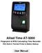 Allied Time AT-5000 Fingerprint & RFID Calculating Time Recorder With Built-in Thermal Printer & Battery Backup User Manual