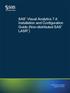 SAS Visual Analytics 7.4: Installation and Configuration Guide (Non-distributed SAS LASR )