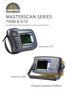 MASTERSCAN SERIES 700M & D70. Choose, Customise, Perform. Masterscan D-70. Masterscan 700M