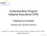 Understanding Program Integrity Assurance (PIA)