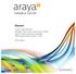 araya Logic Module Tunable Color Linear LED Arrays (LTM2) 24V DC Input (Constant Voltage) 1000 Typical Peak Lumens / Foot Data Sheet