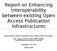 Report on Enhancing Interoperability between existing Open Access Publication Infrastructures