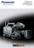 AJ- DVCPRO HD Camera-Recorder (1080/25P, 1080/50i)