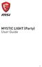 MYSTIC LIGHT (Party) User Guide