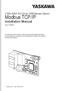 YASKAWA AC Drive 1000-Series Option. Modbus TCP/IP. Installation Manual