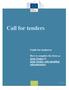 Call for tenders. Guide for tenderers. How to complete the form as Joint Tender & Joint Tender with identified subcontractors. Version: 2.