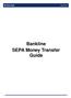 Bankline SEPA Money Transfer Guide