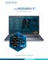 RESEARCH Software Release Notes. The Ultimate Biomechanics Software Platform