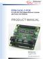 PRODUCT MANUAL. PPM-GIGE-2-POE PC/104-Plus Dual Gigabit Ethernet Controller with Power Over Ethernet. WinSystems