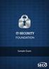 Sample Exam IT-Security Foundation