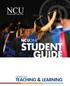 NCUONE STUDENT GUIDE CENTER FOR TEACHING & LEARNING