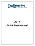 2017 Quick Start Manual