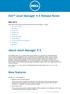 Dell Asset Manager 9.5 Release Notes