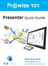 Presenter Quick Guide