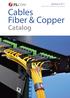 Cables Fiber & Copper