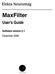 MaxFilter. User s Guide