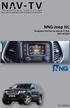 Navigation interface for Jeep GC 5 RA2 NTV-KIT581