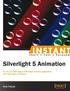 Instant Silverlight 5 Animation