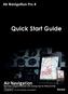 Air Navigation Pro 4. Quick Start Guide. Available on the