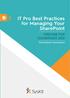 This white paper discusses SharePoint 2016 and what new functionalities it brings to users from an architectural perspective.