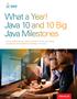 What a Year! Java 10 and 10 Big Java Milestones